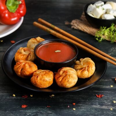 Fry Paneer Momos (Full)