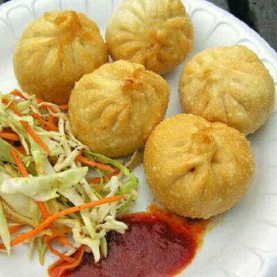 Fry Veg. Momos (Full)